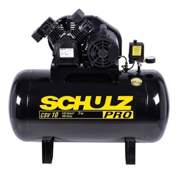 COMPRESSOR DE AR CSV-10 PRO/100 - SCHULZ - 220 VOLTS.